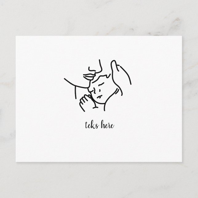 Postal Obrigado mãe cartão personalizado (Frente)