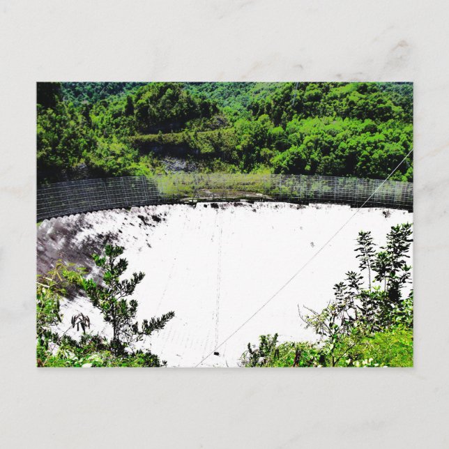 Postal Observatório do Cartão de Posto XI de Porto Rico (Frente)