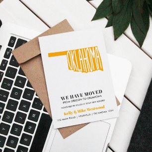 Postal OKLAHOMA Mudamos o novo endereço Novo Cartão Pos