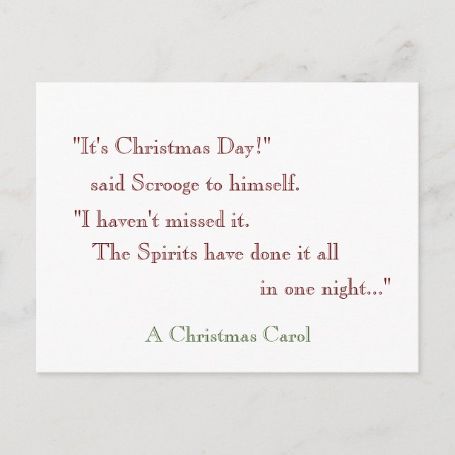 Postal Os Espíritos fizeram tudo em uma noite! Cartão Pos (Frente)