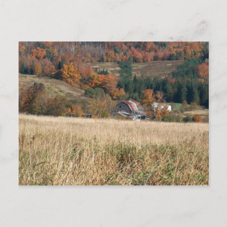 Postal Outono no cartão de Vermont