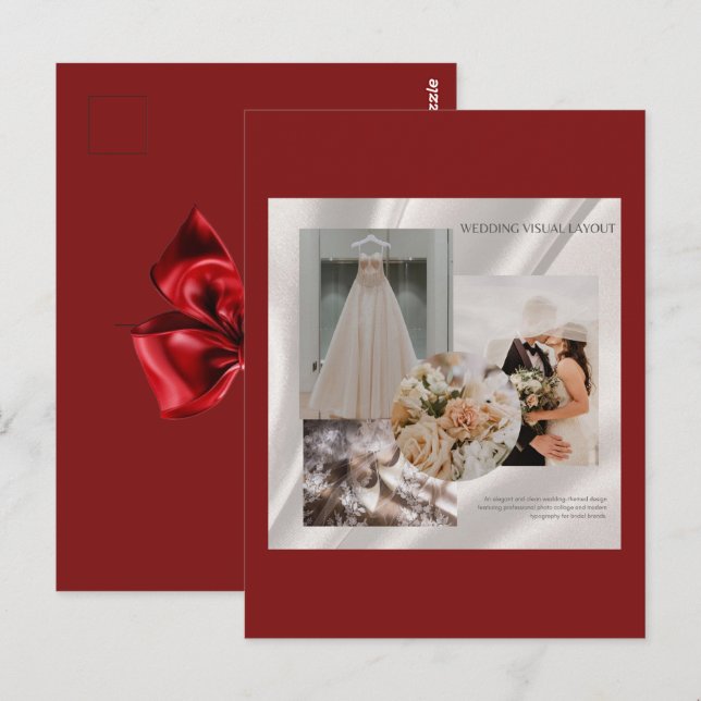 Postal Painel de Referência de Layout Visual para Cartão  (Frente/Verso)