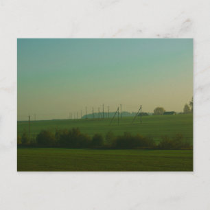 Postal Paisagem Natural Cenário Rural Bielorrússia Cartão