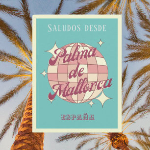 Postal Palma de Maiorca España retro vintage Cartão posta