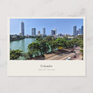 Postal Panorama de Colombo Acima do Lago Beira Cartão Pos