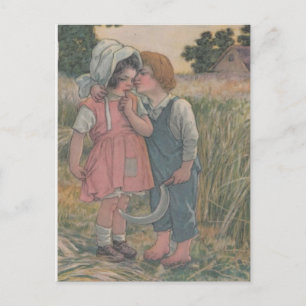 Postal Pão de Betsy Ross que anuncia o cartão de George