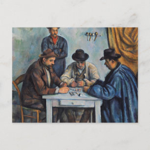 Postal Paul Cezanne - Os Jogadores De Cartão
