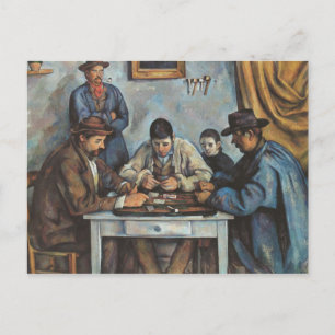 Postal Paul Cezanne - Os Jogadores De Cartão