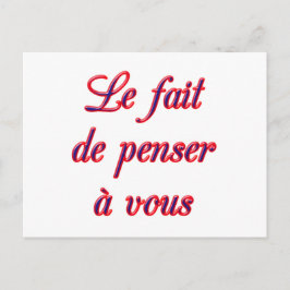 Postal Pensando no seu cartão