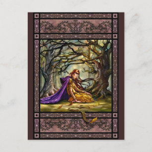 Postal Perdido no cartão das madeiras