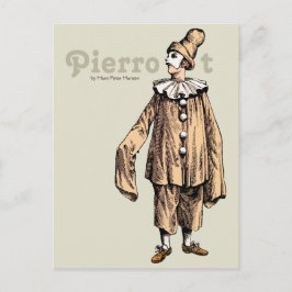 Postal Pierrot, por Hans Peter Hansen CC0733 Cartão posta