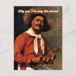 Postal Por que eu toco o cartão Ukulele?