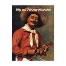 Por que eu toco o cartão Ukulele?