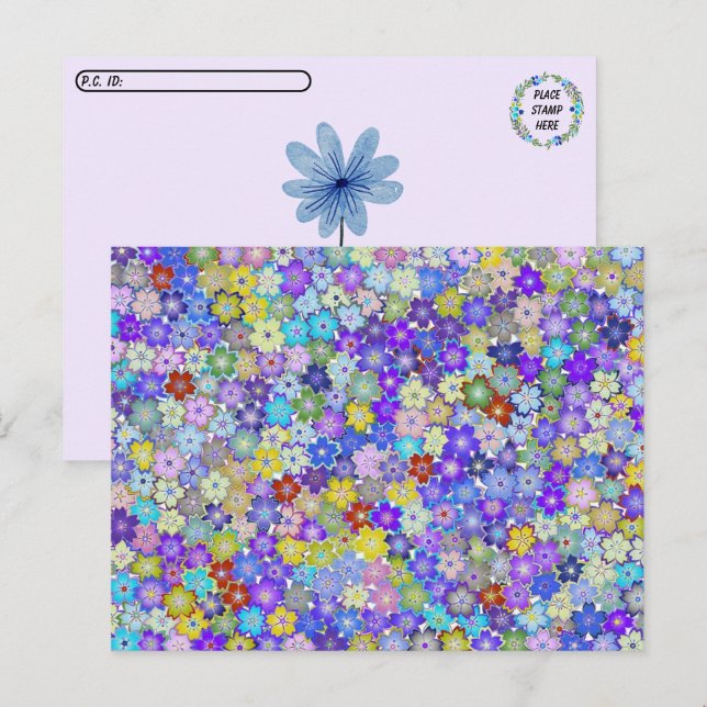 Postal Pós-travessia - Belo Cartão Oral Colorido (Frente/Verso)