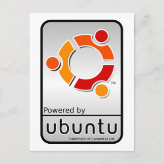 Postal Psto pelo cartão de Ubuntu