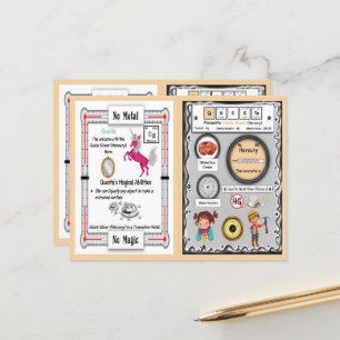 Postal Questa - Cartão de Jogo Mercury Horn Unicorn