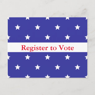 Postal Registro Patriótico Personalizado para Cartão de P