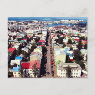 Postal "Reyk Roofs" - Reiquiavique, Islândia Cartão Pos