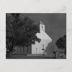 Postal Rua. Igreja de Paul Lutheran - Serbin, TX - Cartão