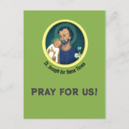 Postal Rua Joseph para este cartão de saudação dobrado