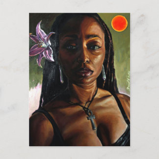 Postal Safiyah com cartão Poste de flores