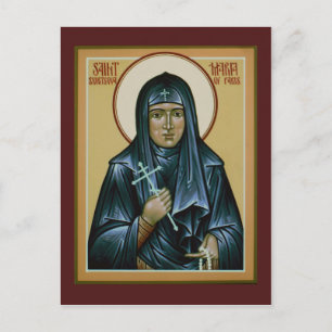 Postal Santo Maria do Cartão de Oração de Paris
