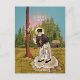 Postal Santo Seraphim do Cartão de Oração Sarov