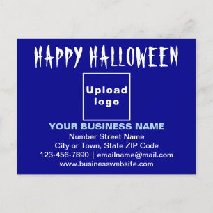Postal Saudações de Halloween Empresariais em Cartão Post