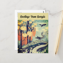 Postal Saudações do Cartão de Viagem Personalizável da Ge