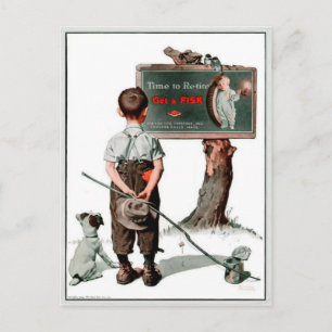 Postal Saudações Vintage Com Cartão De Anúncio De Pneu An