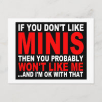 Se você não gosta de Minis...Postar Cartão