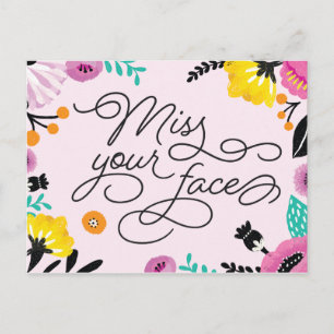 Postal Sentir falta do seu cartão