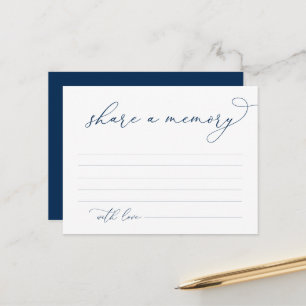 Postal Serviço Funeral, Compartilhe uma memória, Cartão A