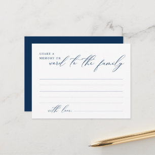 Postal Serviço Funerário, Compartilhe uma memória, Cartão