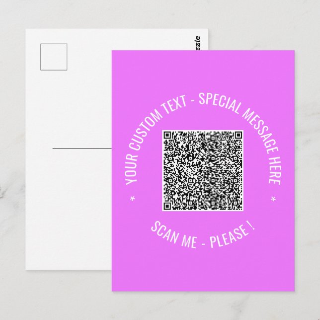 Postal Seu Cartão de Saudação de Texto Personalizado de I (Frente/Verso)