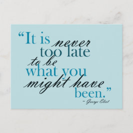 Postal Siga seus sonhos - cartão inspirador