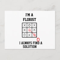 Sou Florista Sempre Encontro Uma Solução  Cartão P