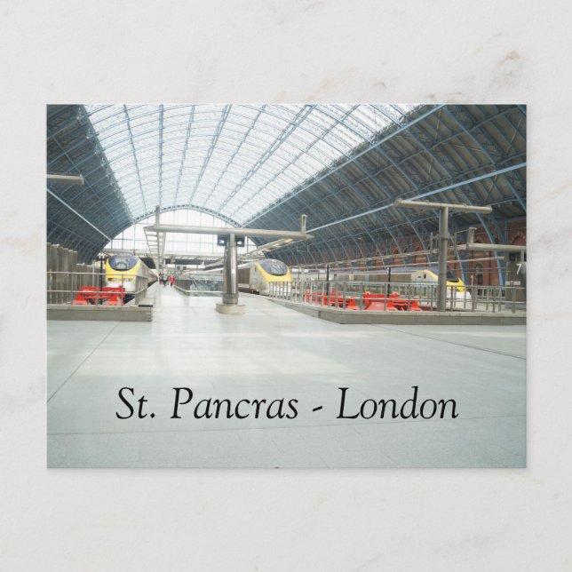 Postal St Pancras - Londres - cartão (Frente)