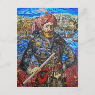 Postal Stepan Razin Charming Cartas originais Cartão pos