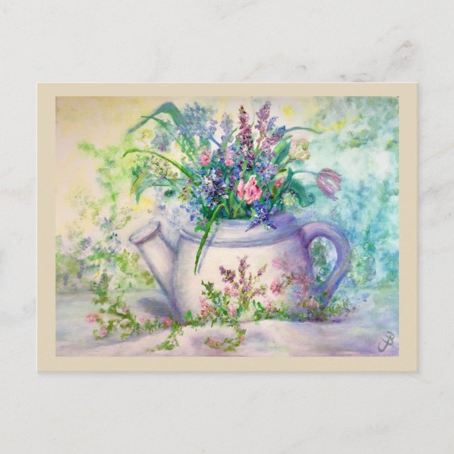 Postal SUMMER SAÚDA Cartão de Arte de BeeJaySAGE (Frente)