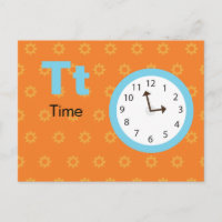 T é de Tempo - Cartão Flash Alfabeto