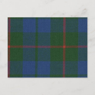 Postal Tartan antigo caçador barclay de cartão de posto