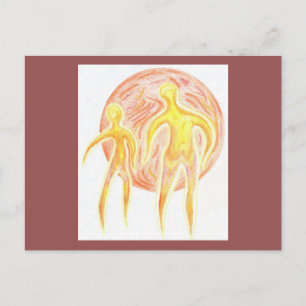 Postal Tempo Moldado / Aliens / Planet Art SF / Cartão p