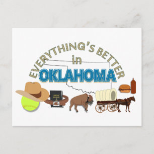 Postal Tudo é melhor no cartão de Oklahoma