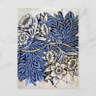 Postal "Tulipa & salgueiro" por William Morris - cartão