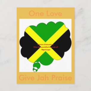 Postal Um Amor Dar Um Cartão De Elogio A Jah