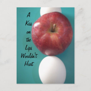 Postal Um Beijo nos Lábios não machucaria o cartão pos