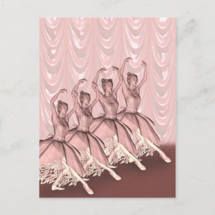 Postal Um cartão de bailarina