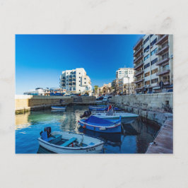 Postal Uma cena de Gillieru Harbor, Cartão de Férias de M