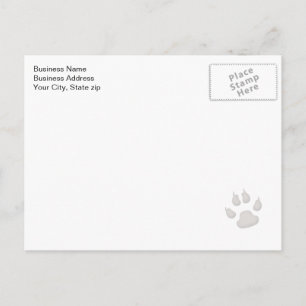 Postal Veterinarian Cartão de condolências Puppy e Kitten
